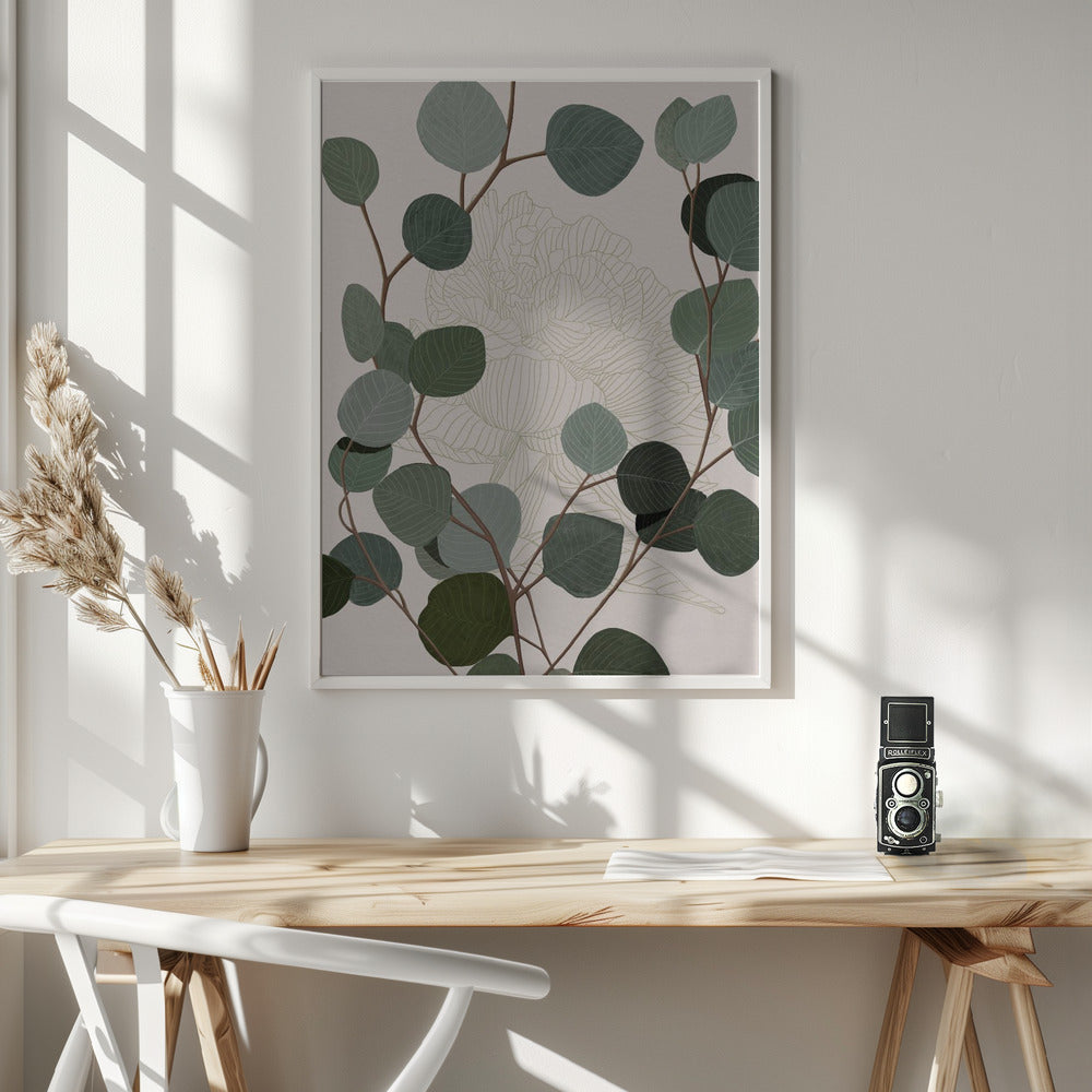 Round Eucalyptus Poster