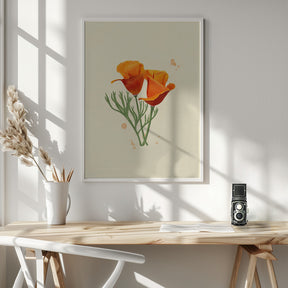 California Poppy Poster