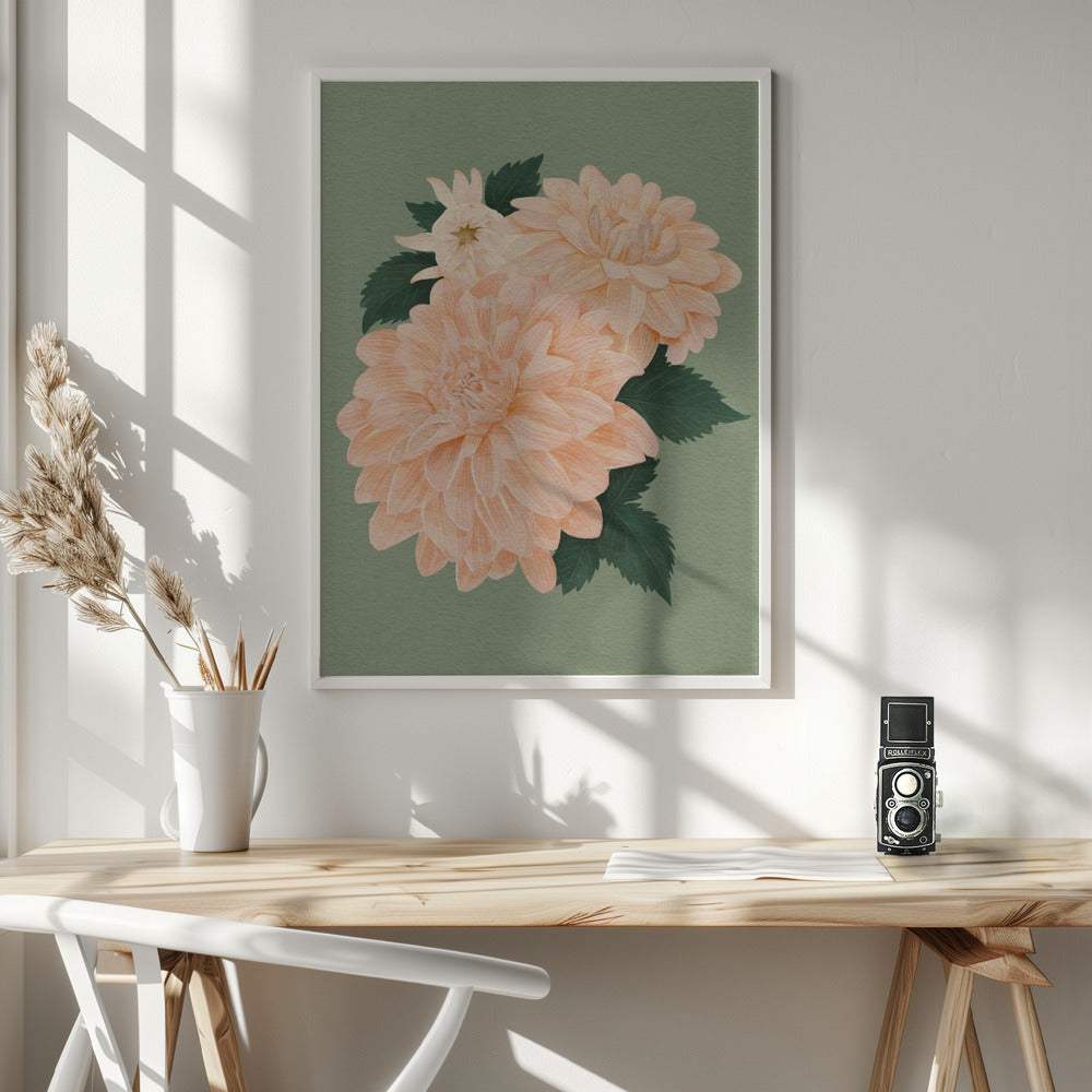 Aqua•real Canvas   Chiffon 2 Poster