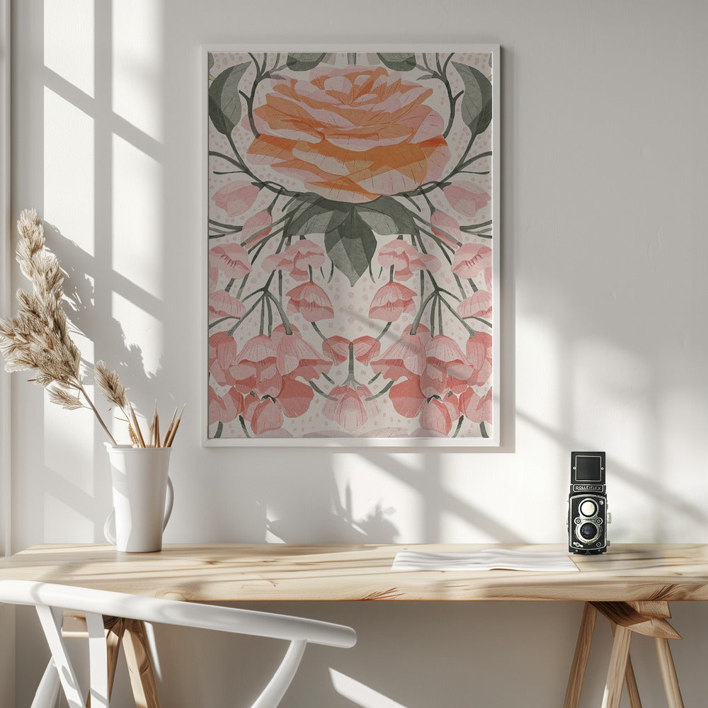 Pink Roses Poster