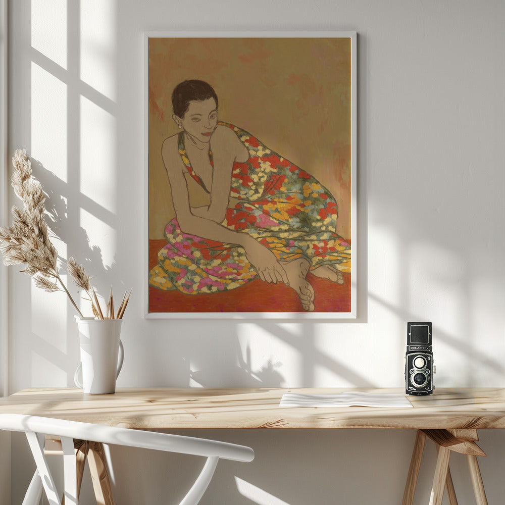 Flower dress Poster