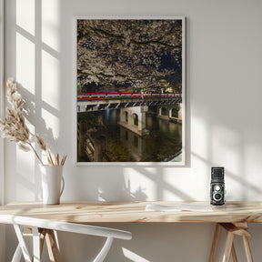 Charming Nakabashi Bridge in the evening Poster