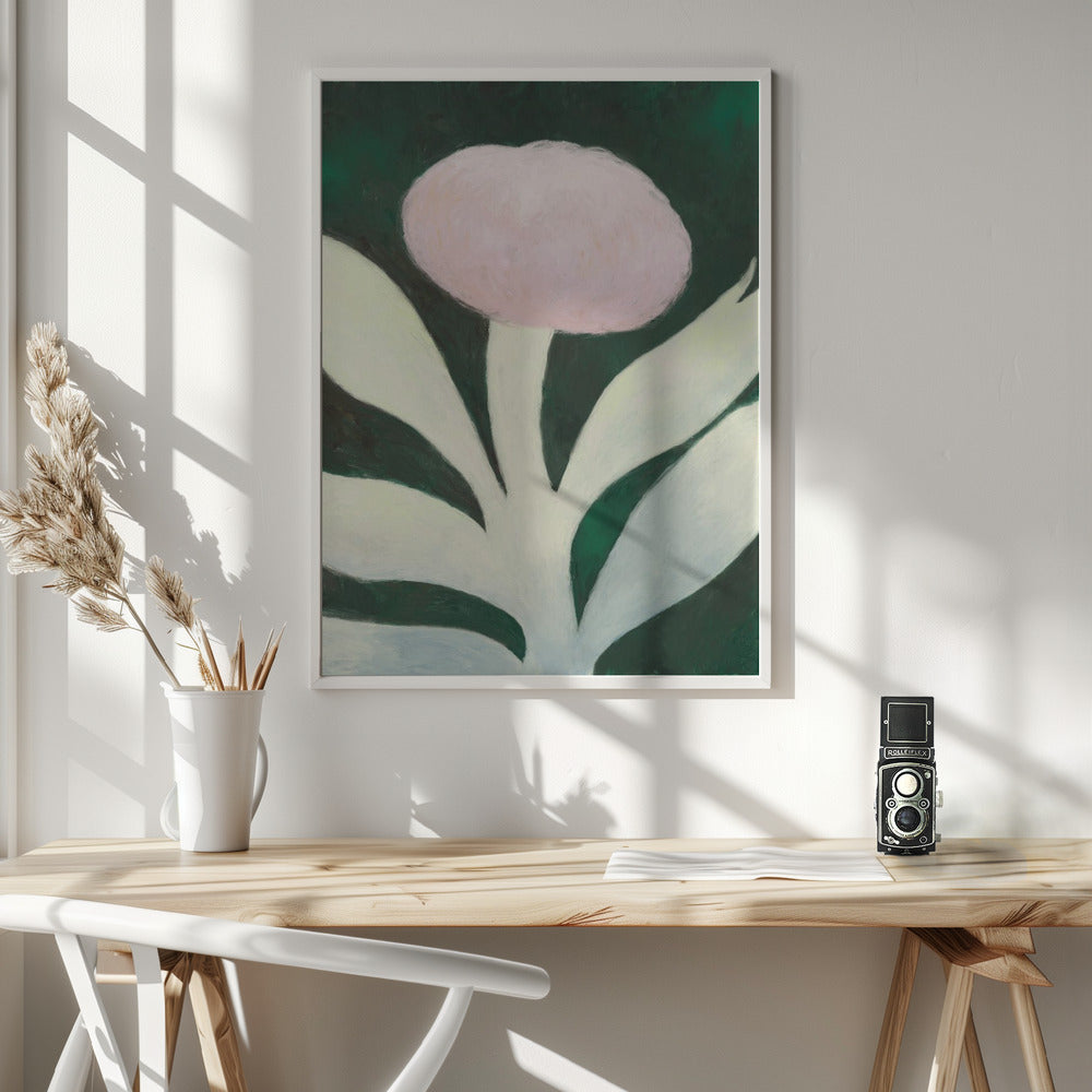 Moon flower Poster