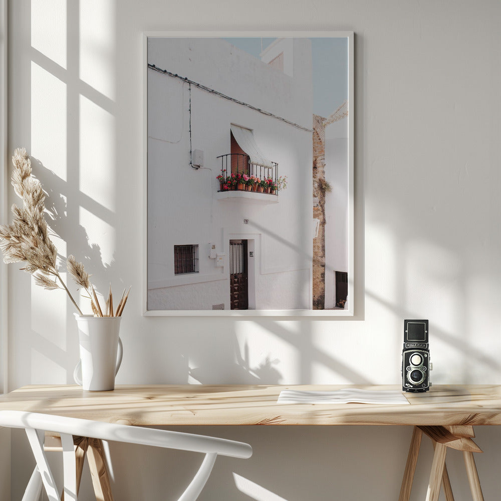 White Andalusia House Poster