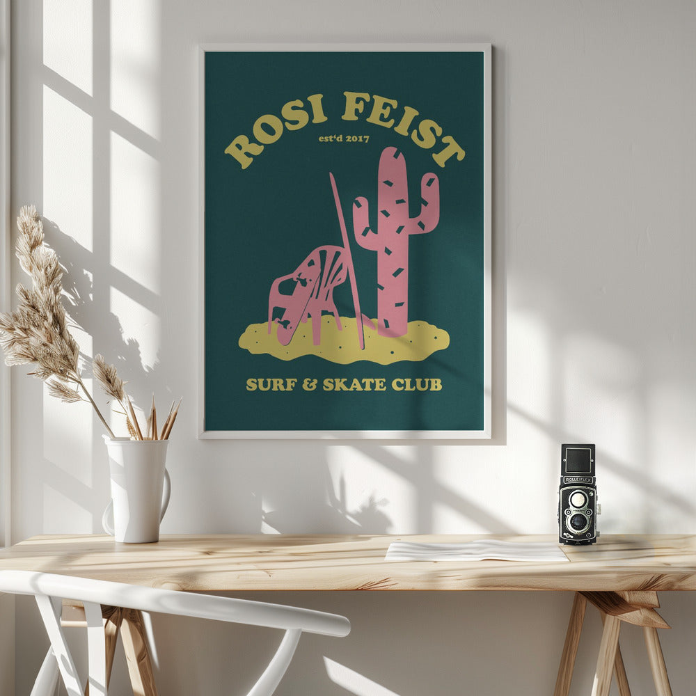 Rosi Feist Surf and Skate Club Poster