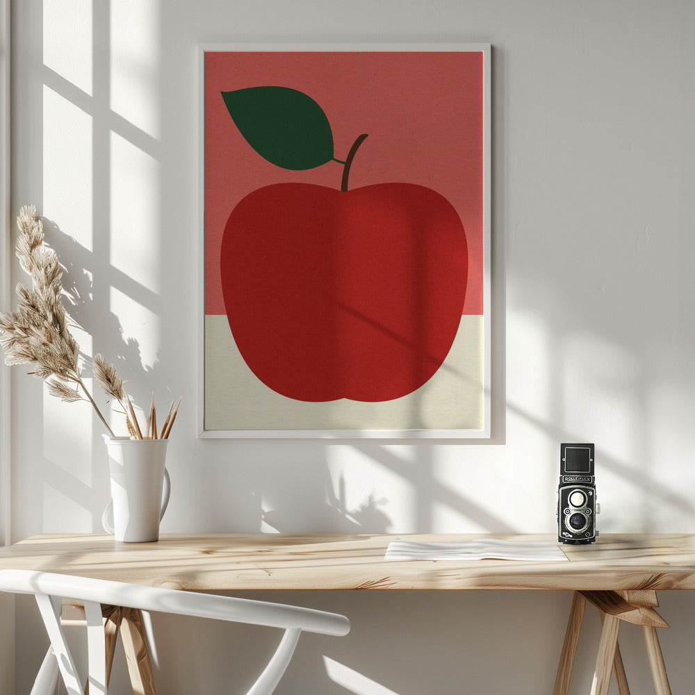 Red Apple Poster