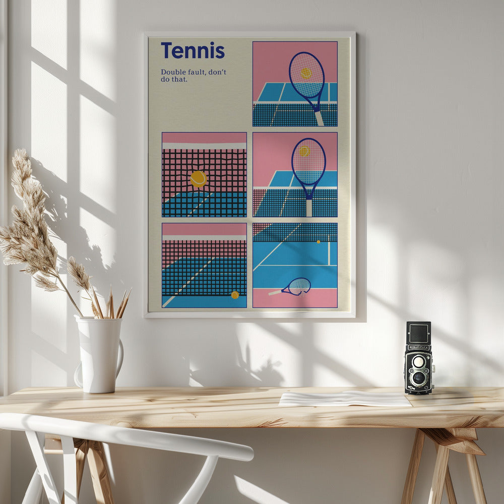 Poster Tennis Double Vault Poster