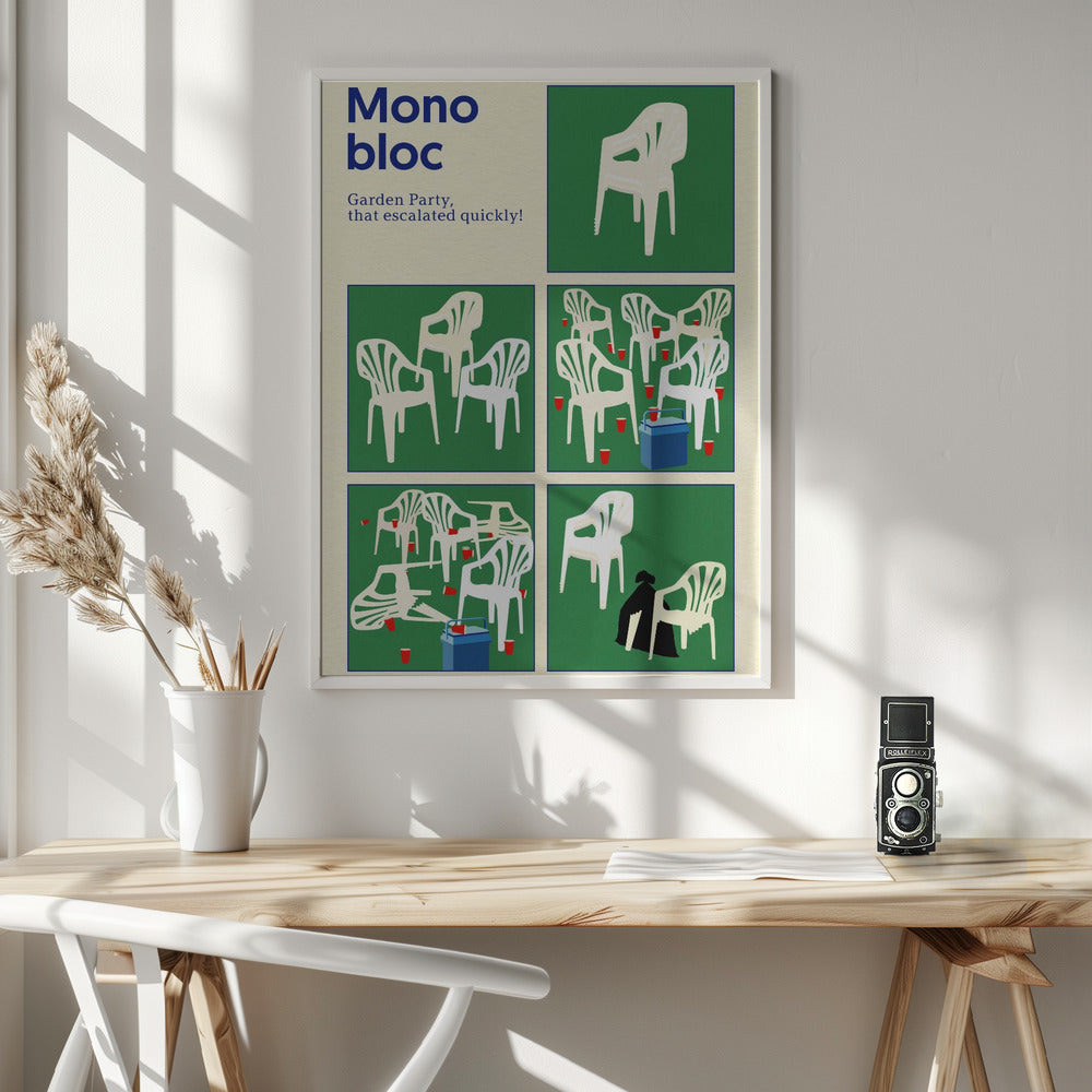 Poster Monobloc Five Squares Poster