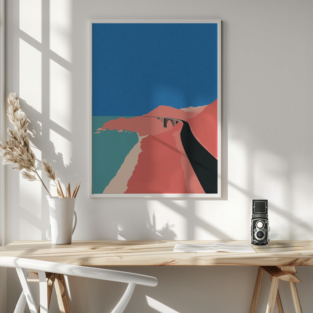 Pacific Coast Highway Big Sur Poster