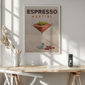 Espresso Martini Cocktail Bar Decor Poster