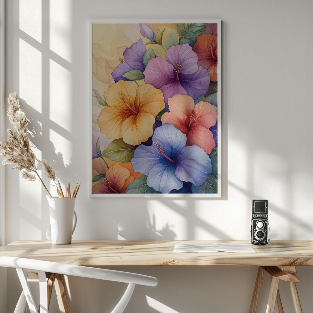 Magical Hibiscus Poster