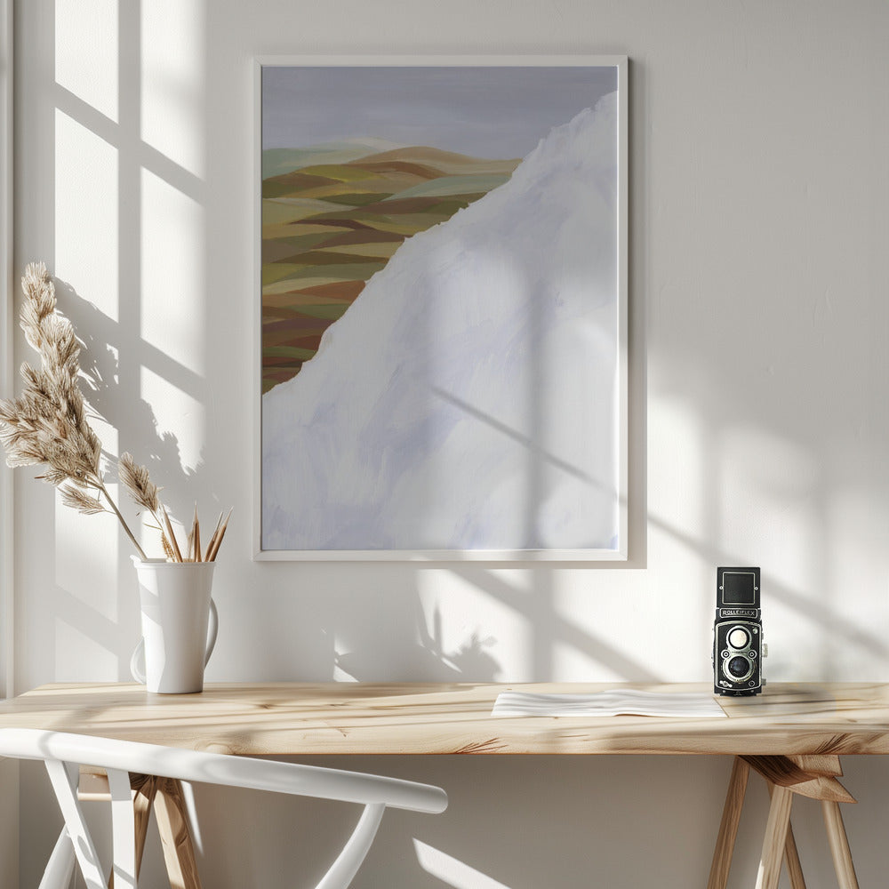 Landscape and snow Poster