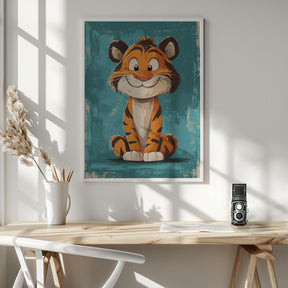 Happy Tiger Poster