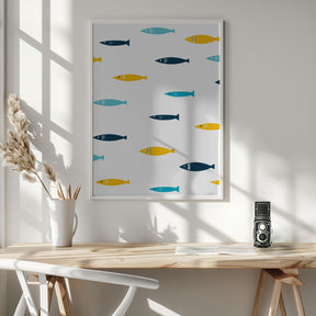 Colorful Sardines Poster