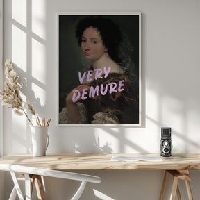 Demure Lady Poster