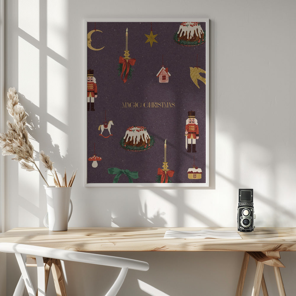 Cozy Christmas Things Poster