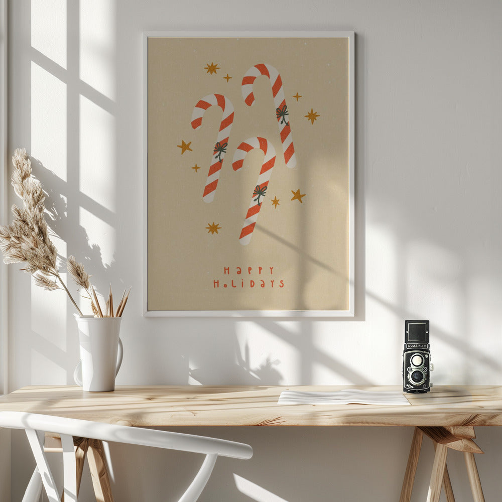 Candy Cane Poster