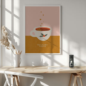 Mulled wine mug. Holiday Taste Poster