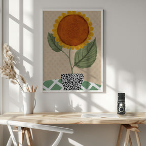 Sunflower Pot Poster