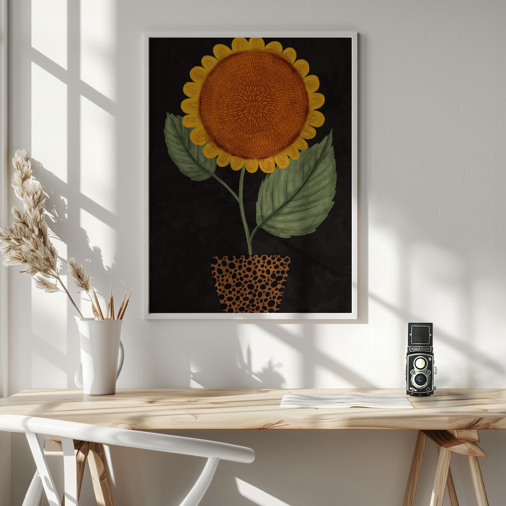 Sunflower Pot Poster