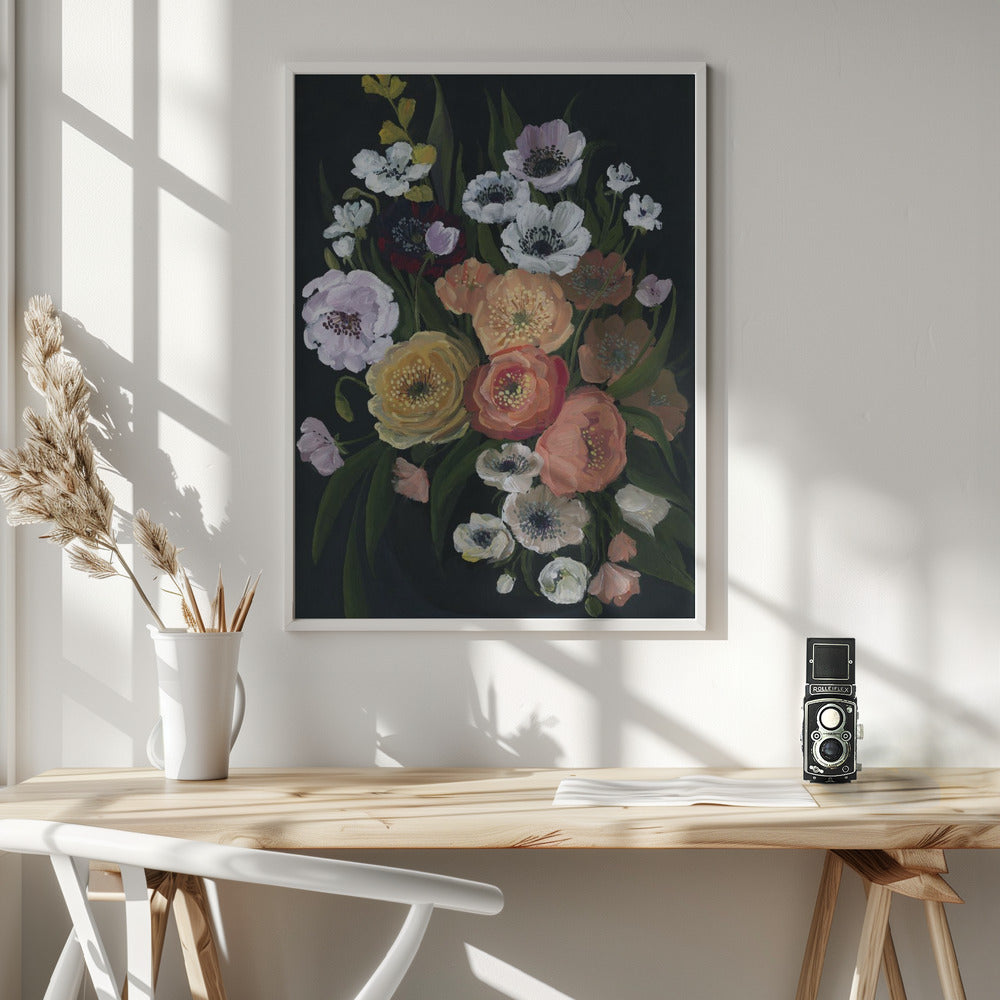 Leocadia moody bouquet Poster