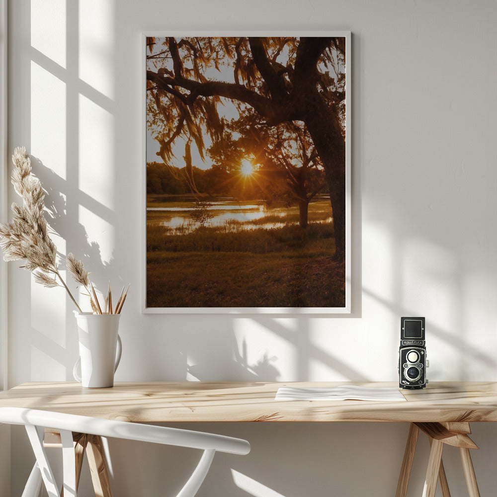 Low Country Sunset Poster