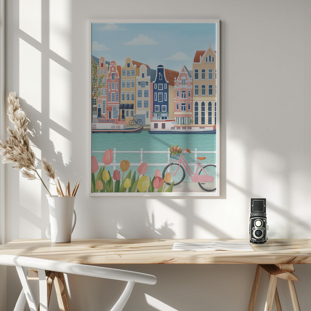 Amsterdam City Poster