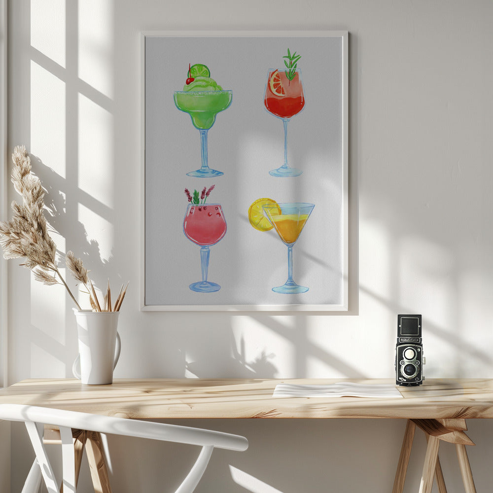 Cocktails Poster