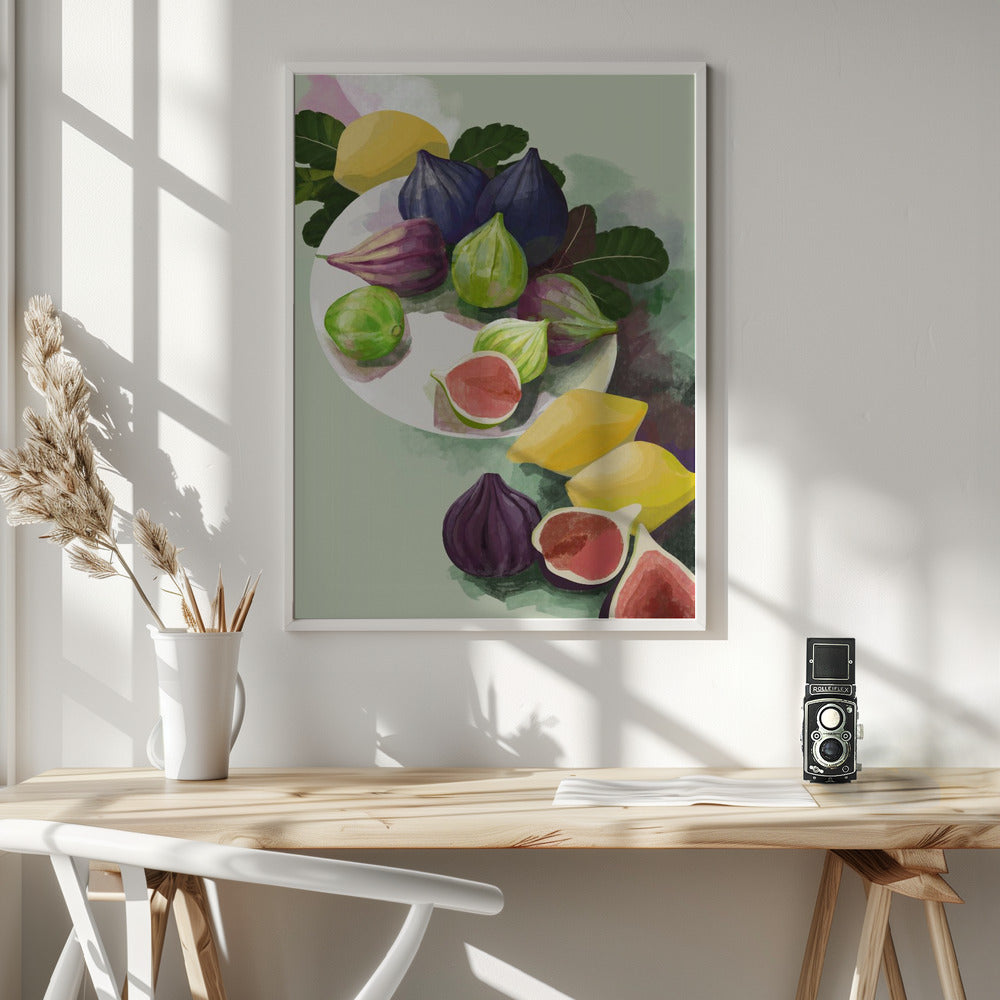 Figs and lemons Poster