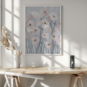 Light Poppies Poster