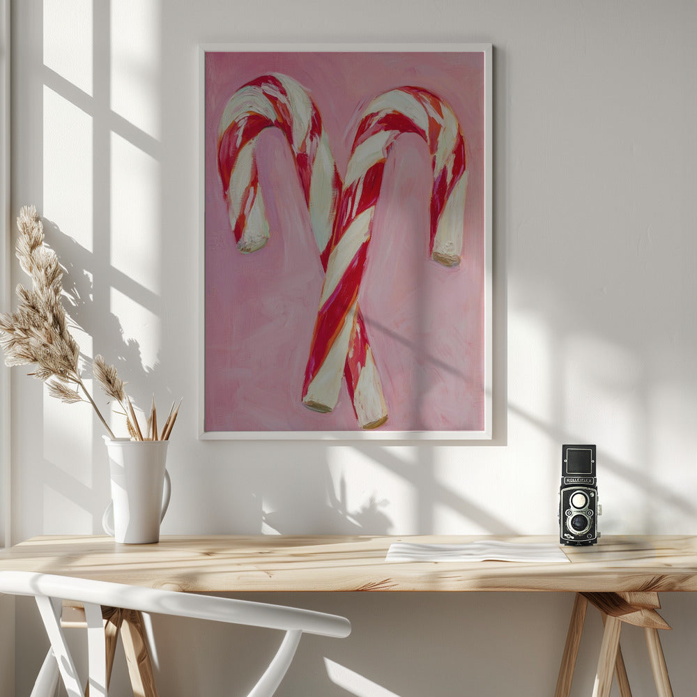 Candy Canes Poster