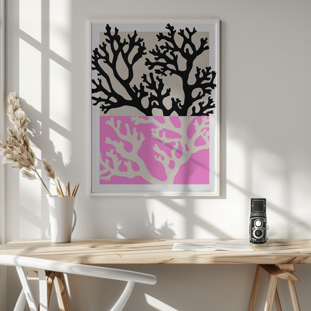 Coral (Pink) Poster