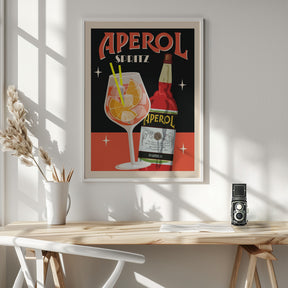 Aperol Spritz_Black Poster