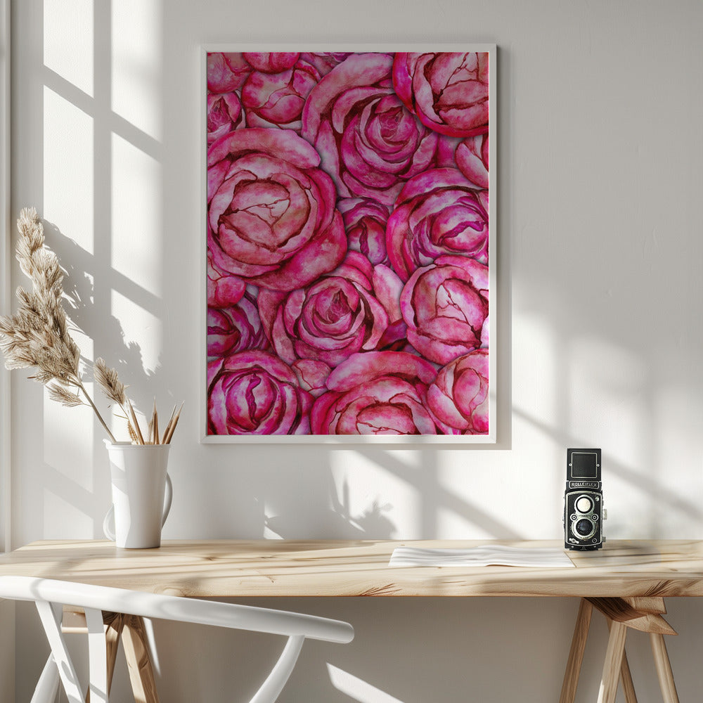 Peonies Poster