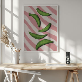 Sugar snap peas Poster