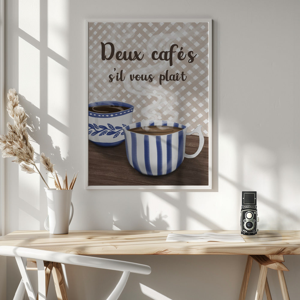 Two coffees please Poster