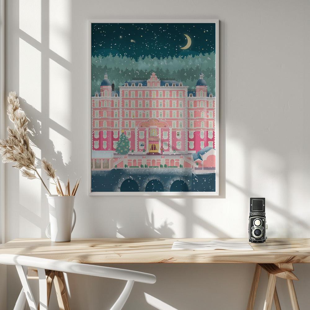 The Grand Budapest Hotel Holidays Poster