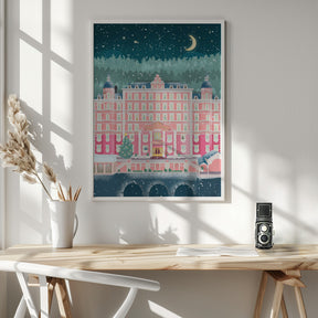 The Grand Budapest Hotel Holidays Poster