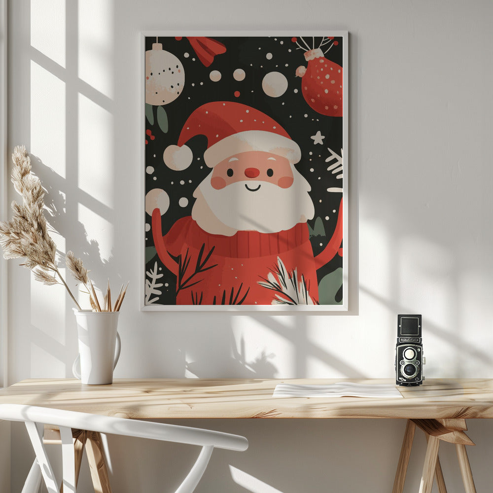 Happy Santa Poster