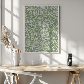 Green Foliage Poster