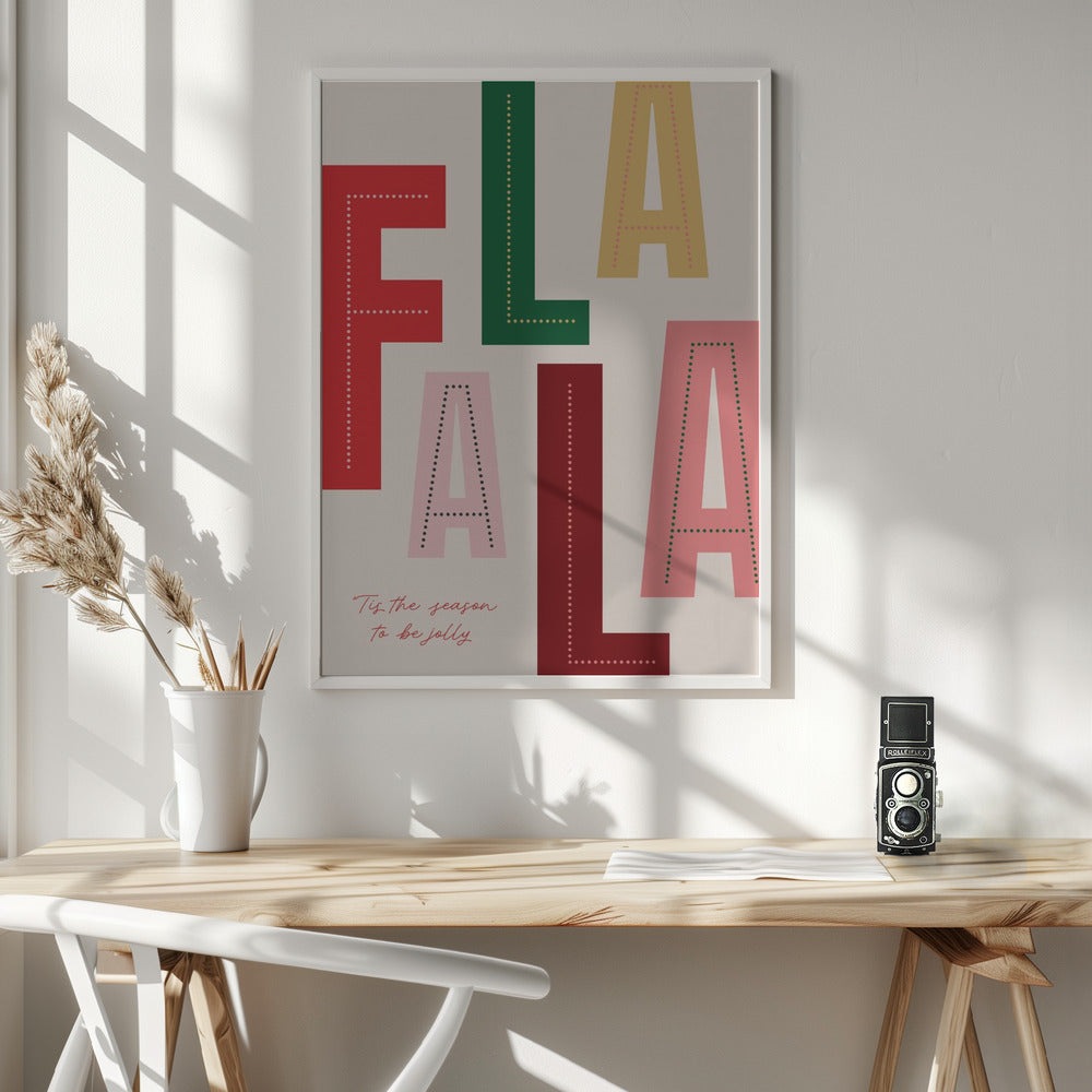 FaLaLa Christmas Season Poster