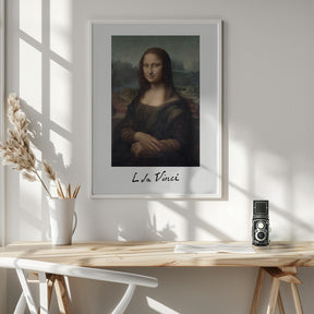 Mona Lisa Del Giocondo Signature (1503–1506) Poster