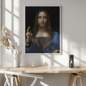 Salvator Mundi (circa 1500) Poster