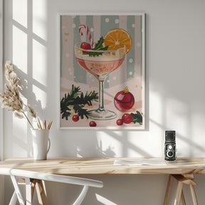 Christmas Cocktail Poster