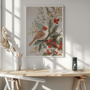 Christmas Bird Poster