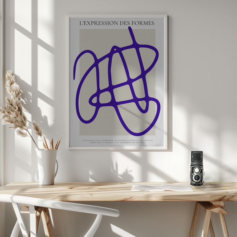 SIGNATURE ABSTRAITE Poster