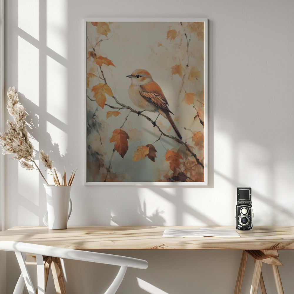 Autumn Bird Poster