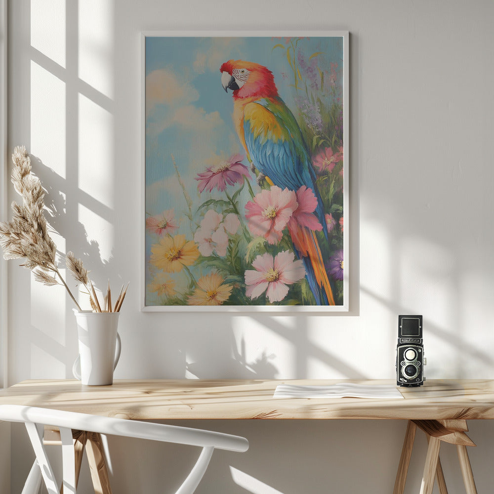 Colorful Parrot Poster