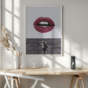 Curious Lips Poster