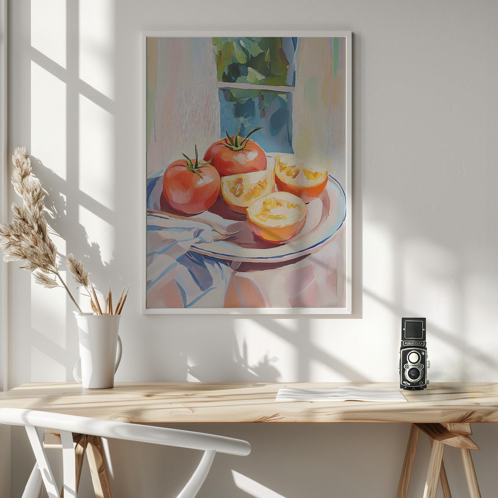 Kitchen Tomatoes Poster